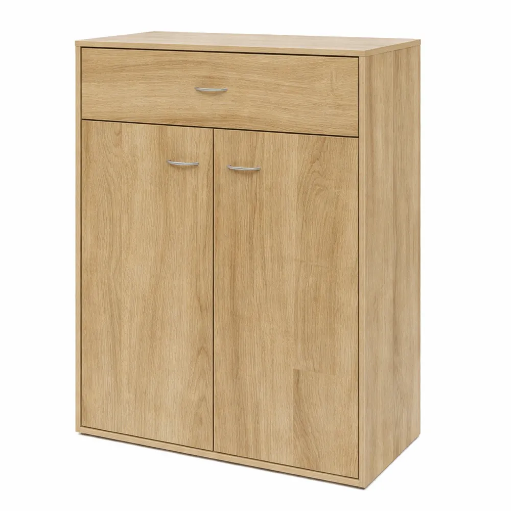 Buffet de Rangement à Tiroir en Bois Clair