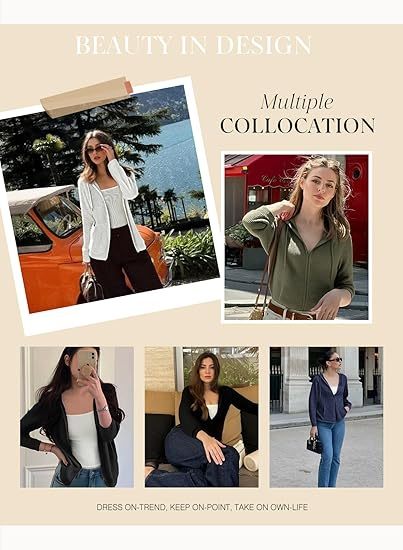 Funlingo Women's Striped Button Down Shirts Long Sleeve Smocked Cuffed Ruffle Collar Blouses Spring Work Business Casual Tops