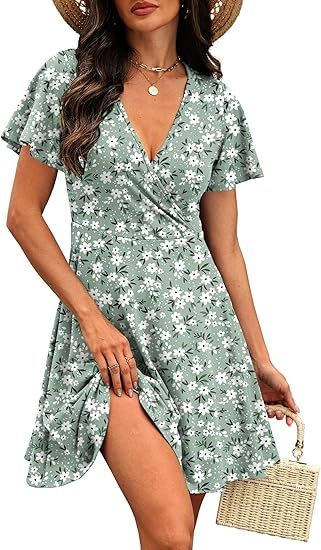 LOMON Women's Trendy 2 Piece Outfits Shorts Sets Summer Crew Neck Sleeveless Tank Top and Bottom Matching with Pockets 2026