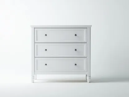 Cómodas madera 80x40x75 cm - blanco - estilo clásico funcional-Oakmyhub