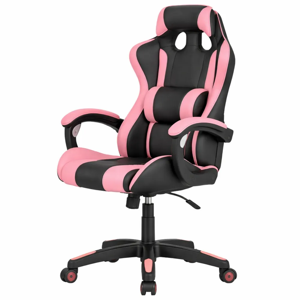 Chaise ergonomique pour jeux avec soutien lombaire réglable