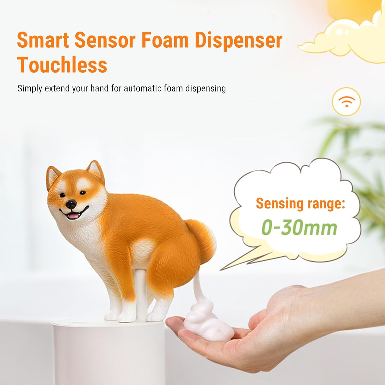 Galvin Fun Shiba Inu Automatic Soap Dispenser