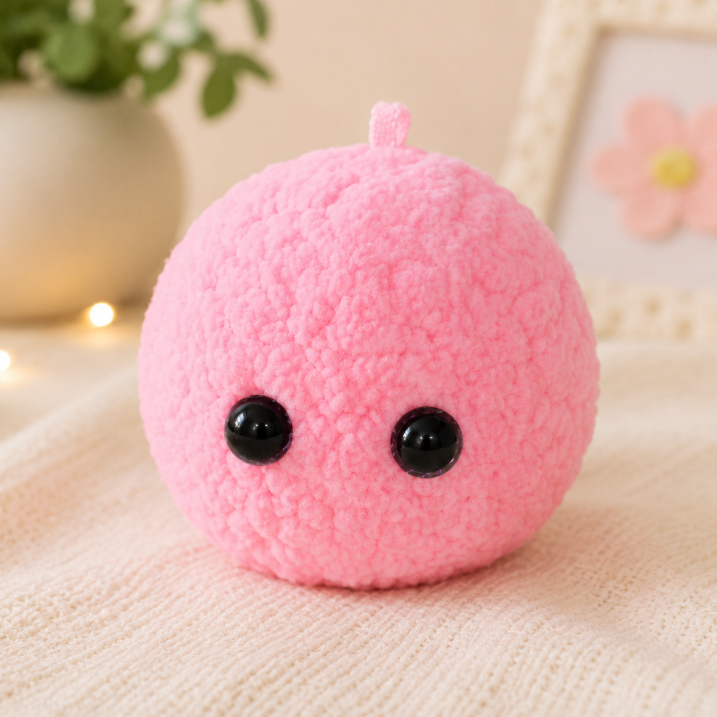 Galvin Cute Fluffy Knit Squishy Ball