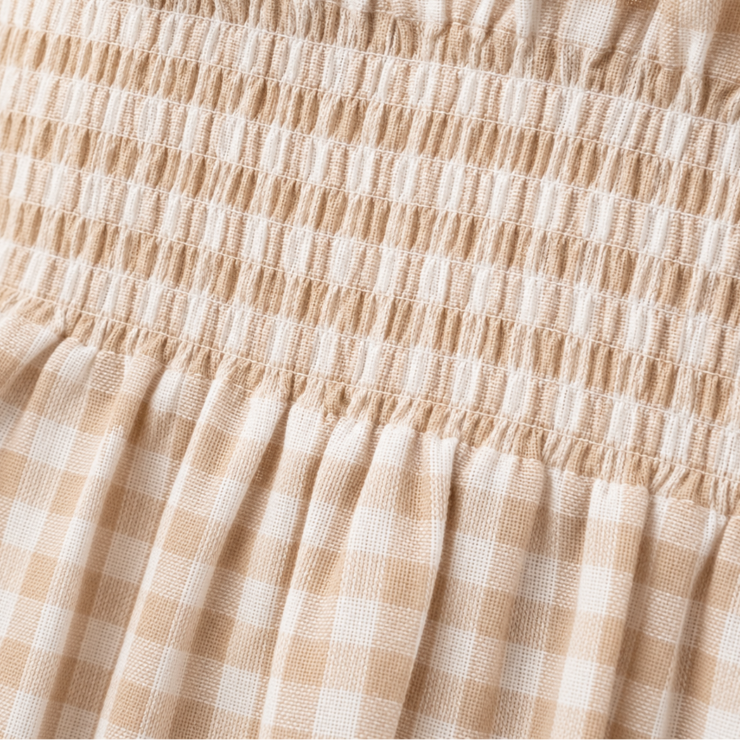 Elegant Flowy Plaid Dress