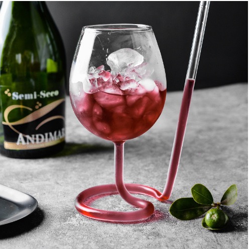 Creative Siphon Wine Glass