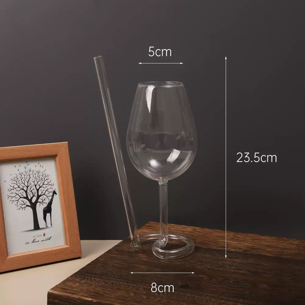 Creative Siphon Wine Glass