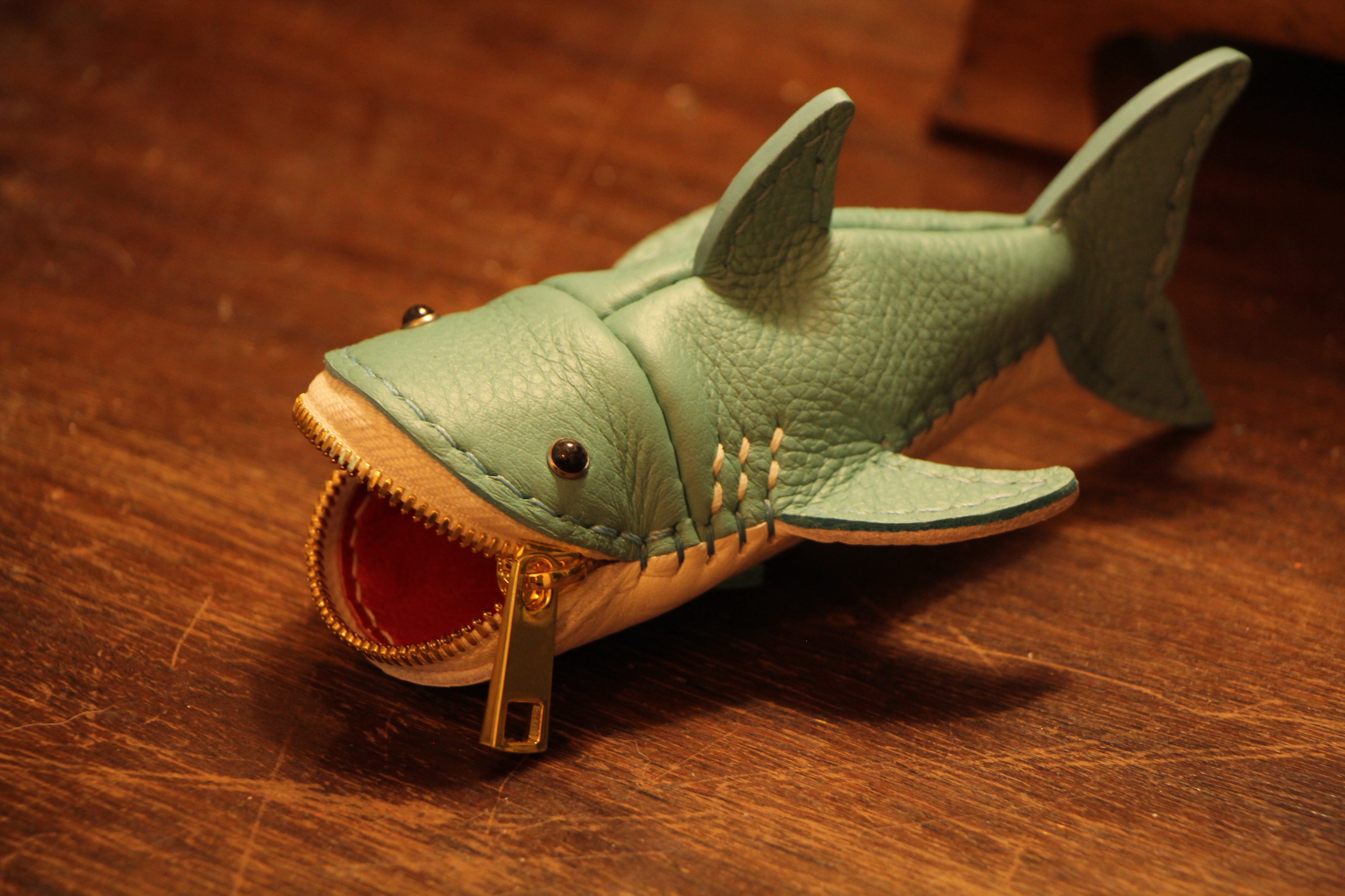 Galvin Shark Key Pouch & Coin Purse