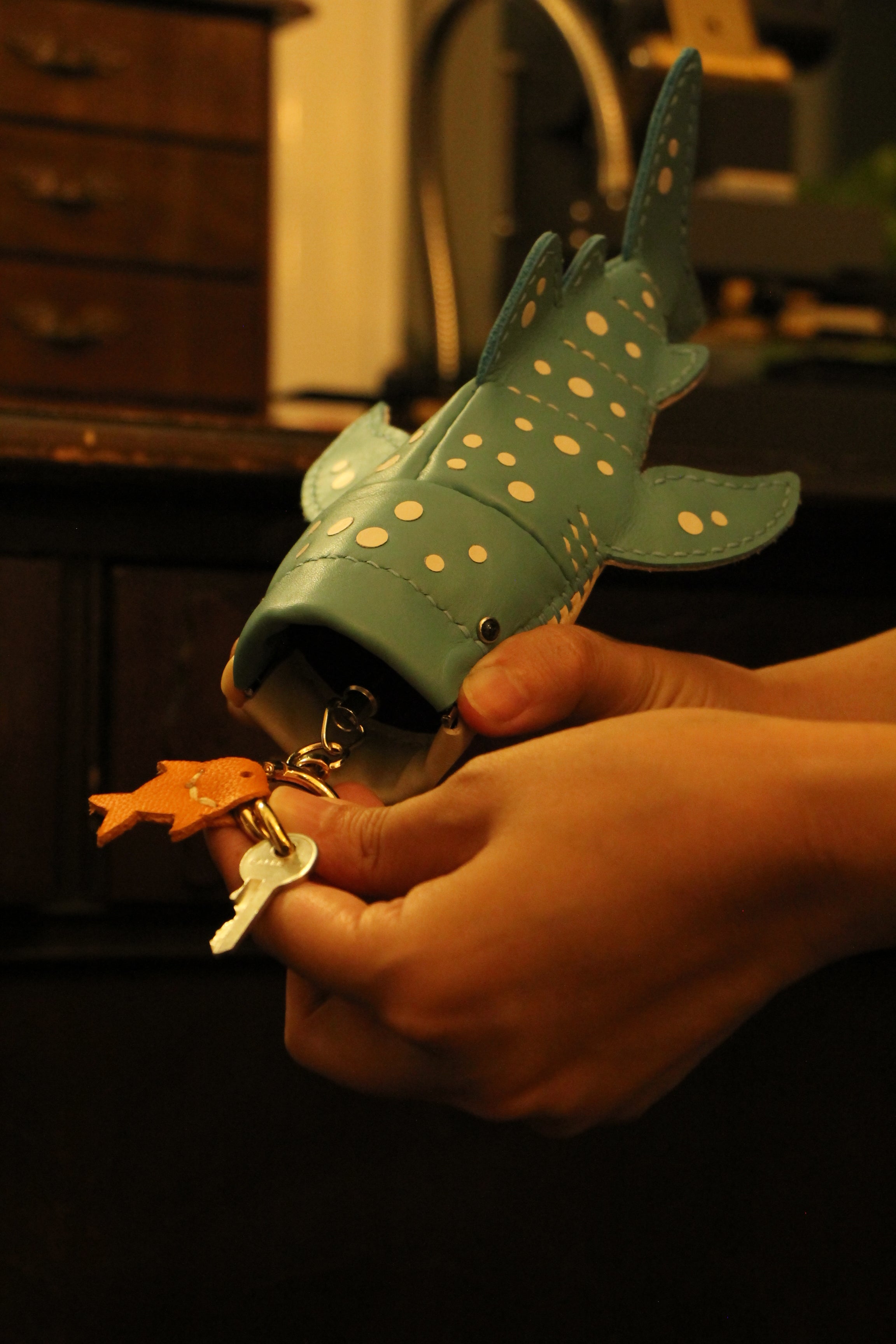 Puncham Whale Shark Key Pouch & Coin Purse