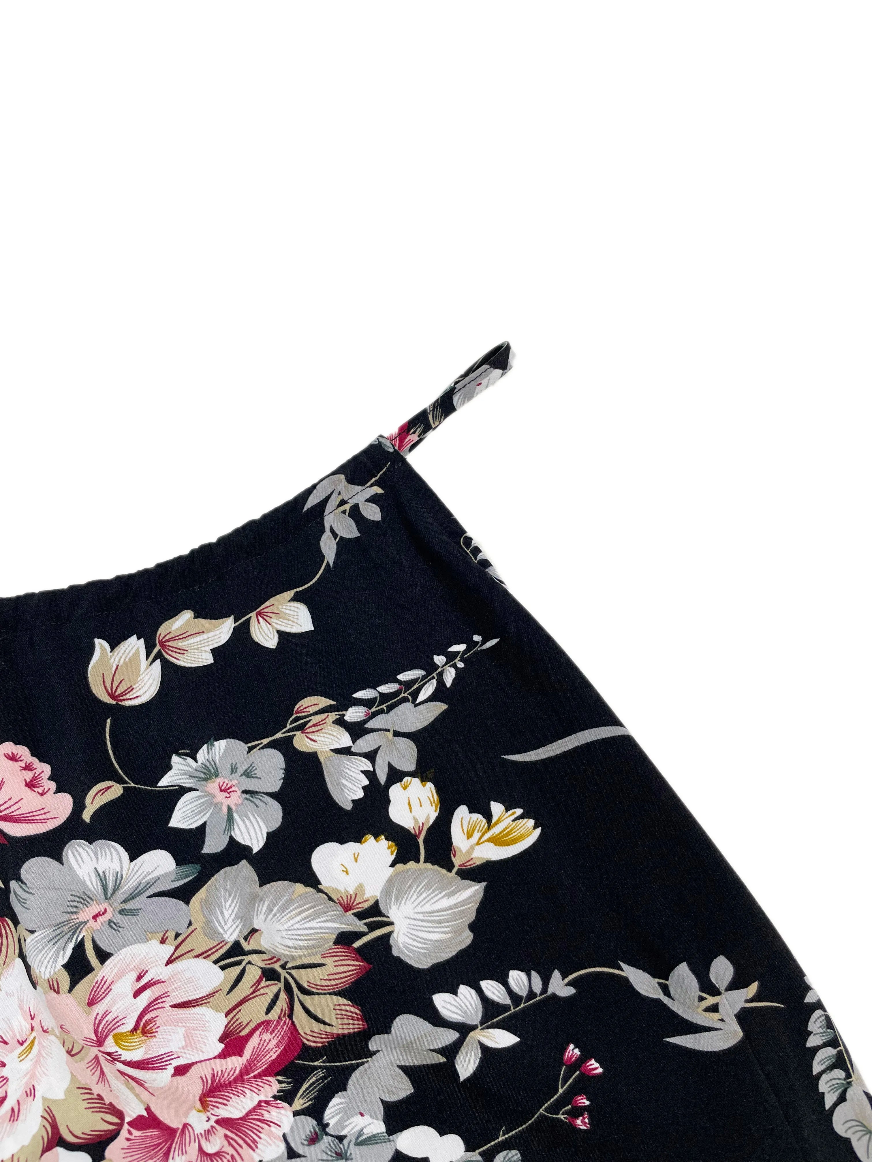 Halter Floral Midi Dress with Side Slit