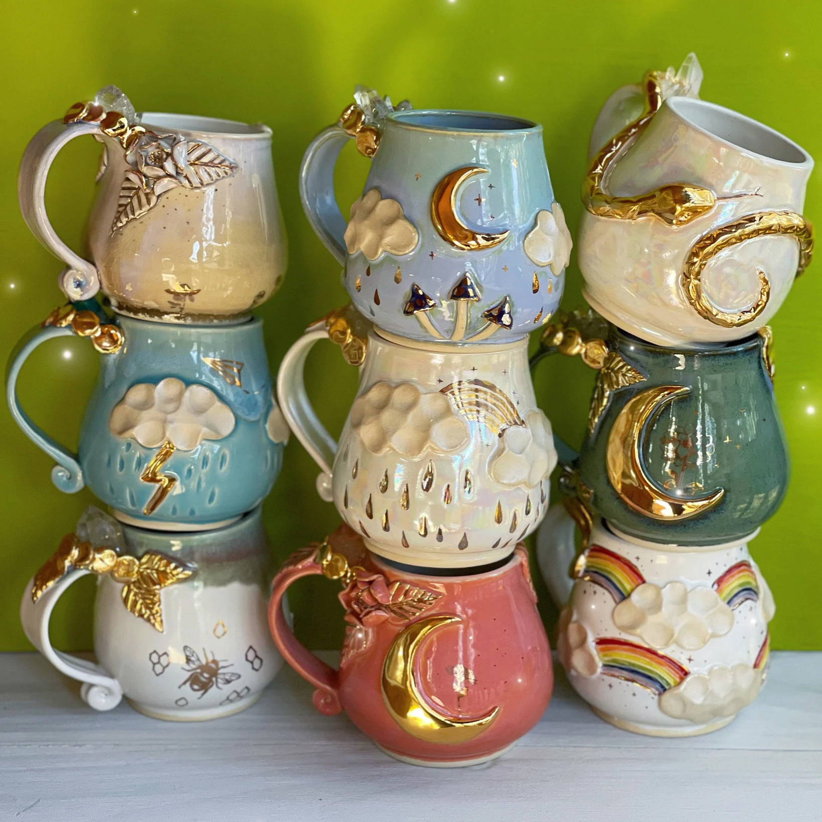 Hand-Carved Mug