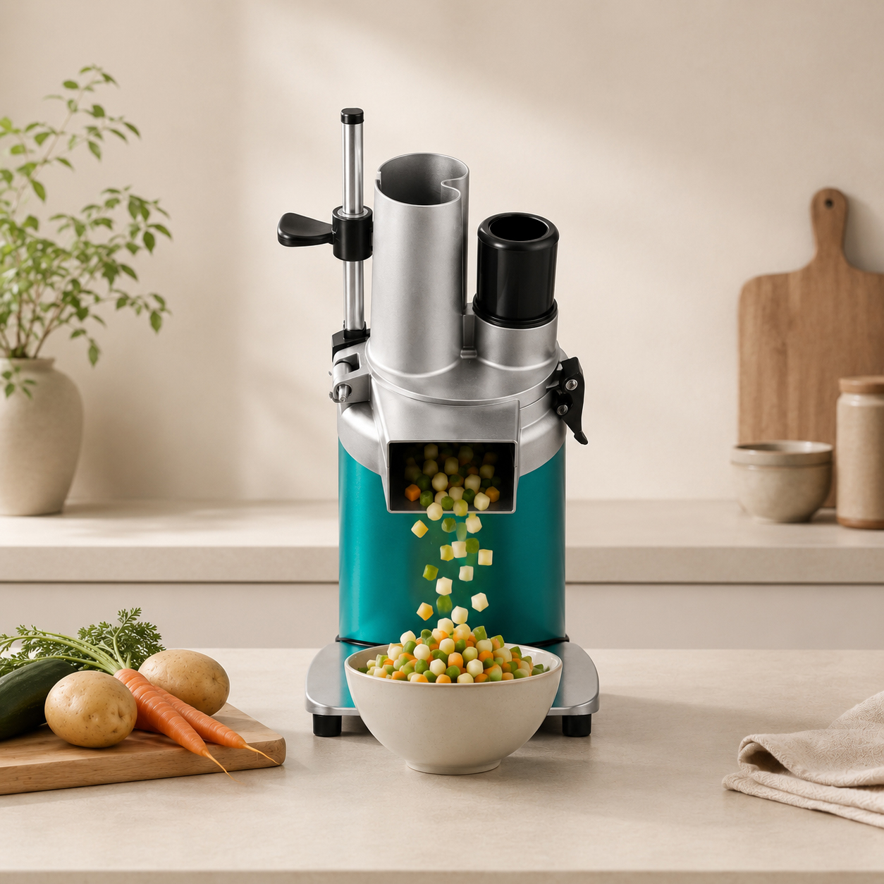 Bushingpicke Vegetable Slicing Machine