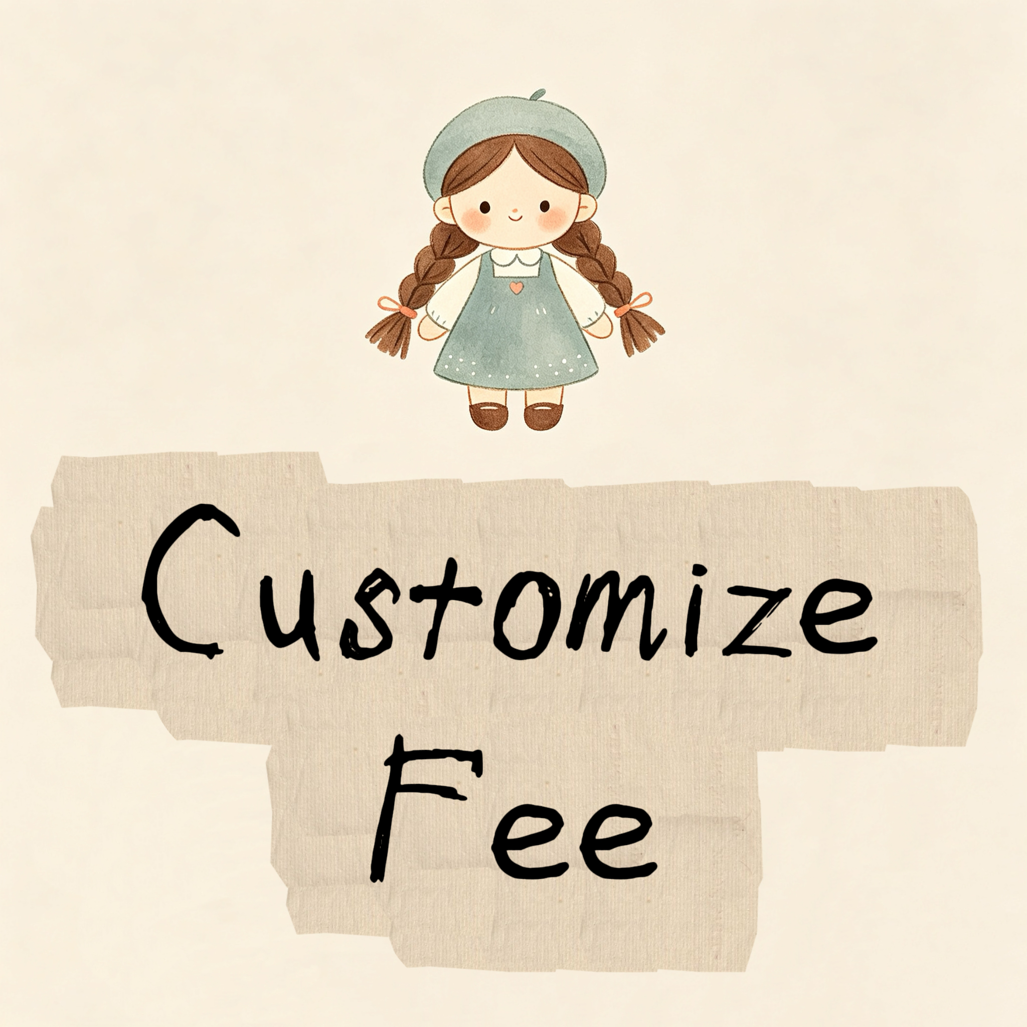 customize link for all the toys（paint head and body need pay separately）-preorder at least 7- 15 day