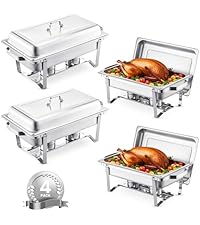 Square chafing dish