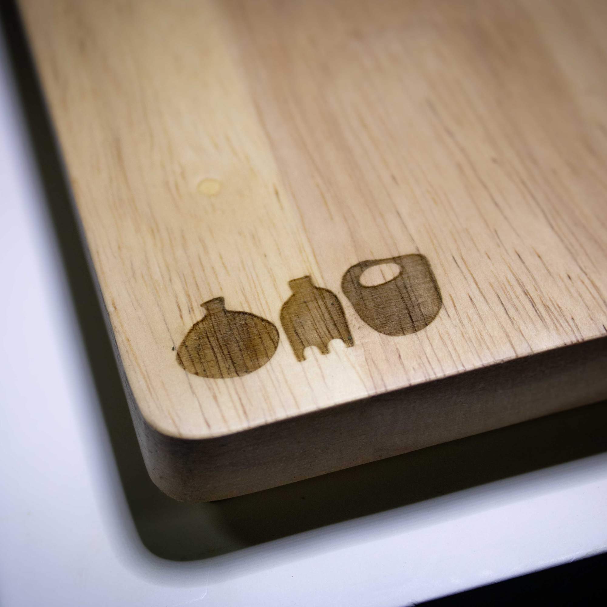 Wooden Display Board With Light