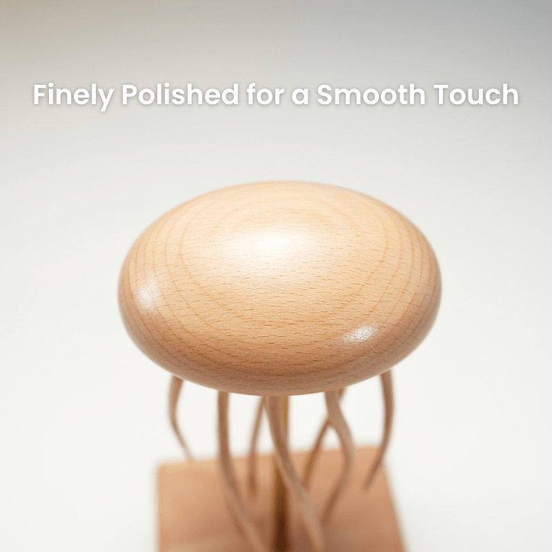 Handcrafted Wooden Jellyfish Automaton