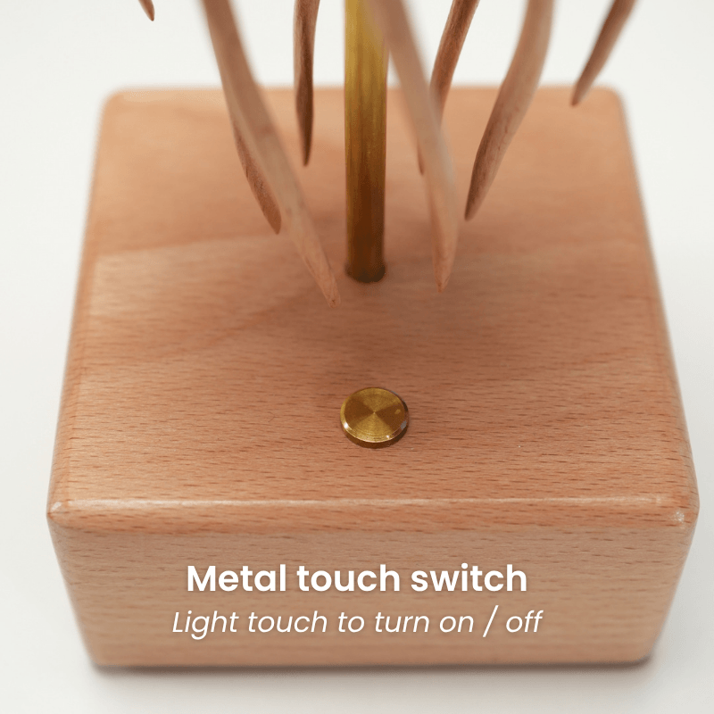 Handcrafted Wooden Jellyfish Automaton