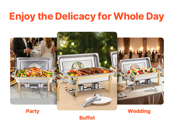 Perfect for party, buffet, and wedding catering events