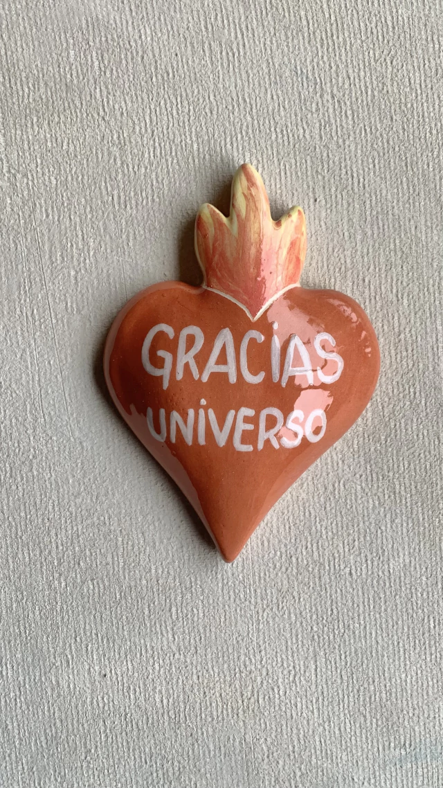Heart bombón rojo gracias universo