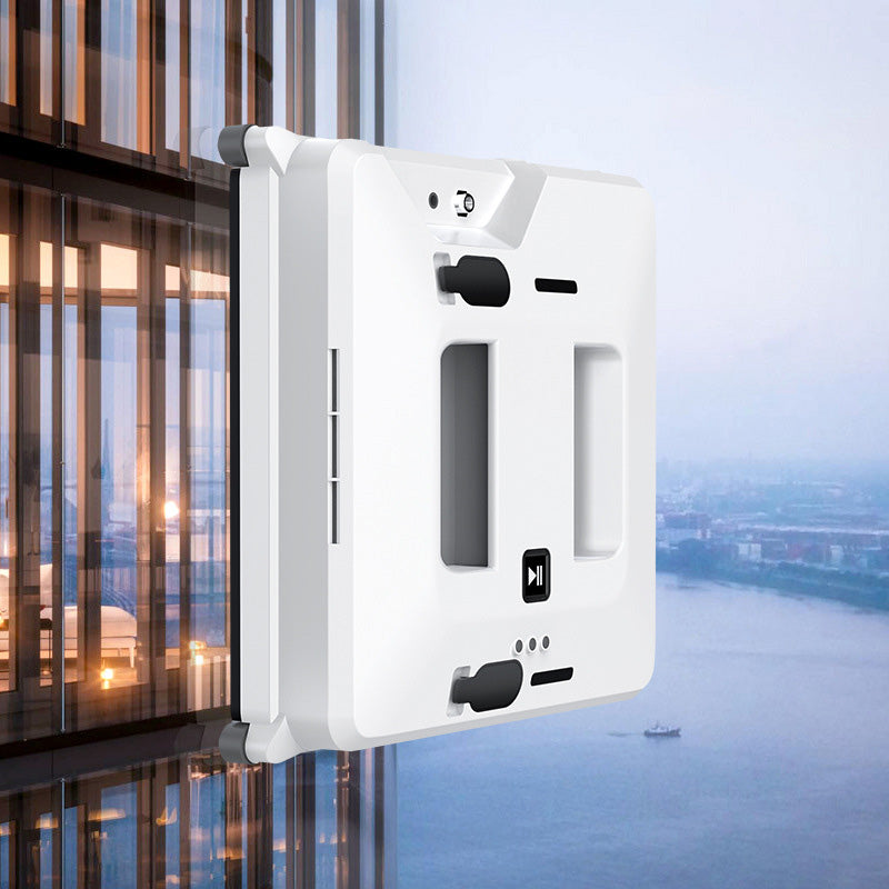 Automatischer Fenster- und Glasreinigungsroboter, ausgestattet mit einem vierstufigen Wassersprühsystem, achtstufigem Sicherheitsschutz, kollisionsresistenter Kantenerkennung und intelligenter Routenplanungsfunktion.