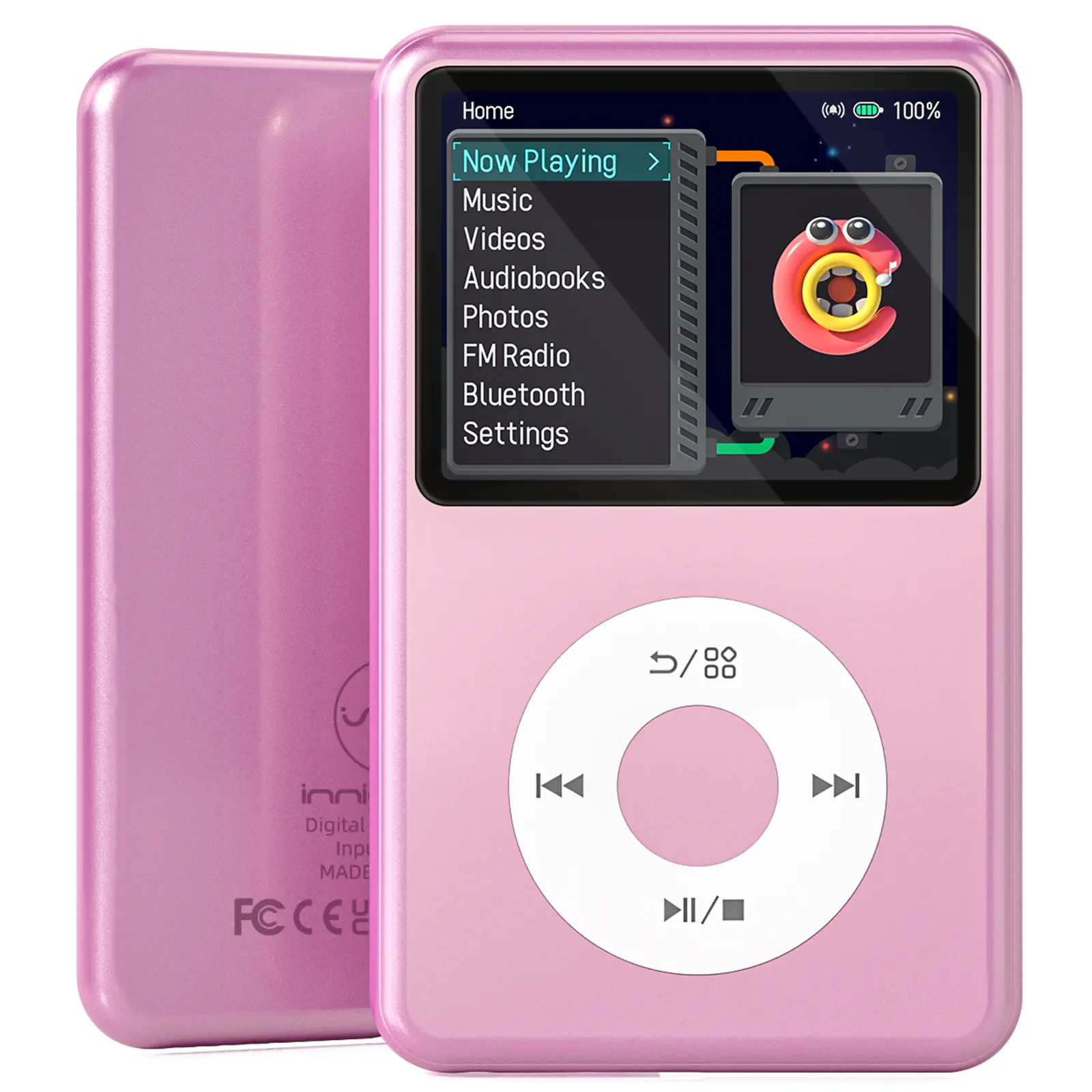 Y1 Classic Mp3 Player with Bluetooth, 2.4" Portable Mini HiFi Sound，Video Version Upgrade，Nice Gift for 2025 Walkman Digital Music Player Storytelling Player for Kids