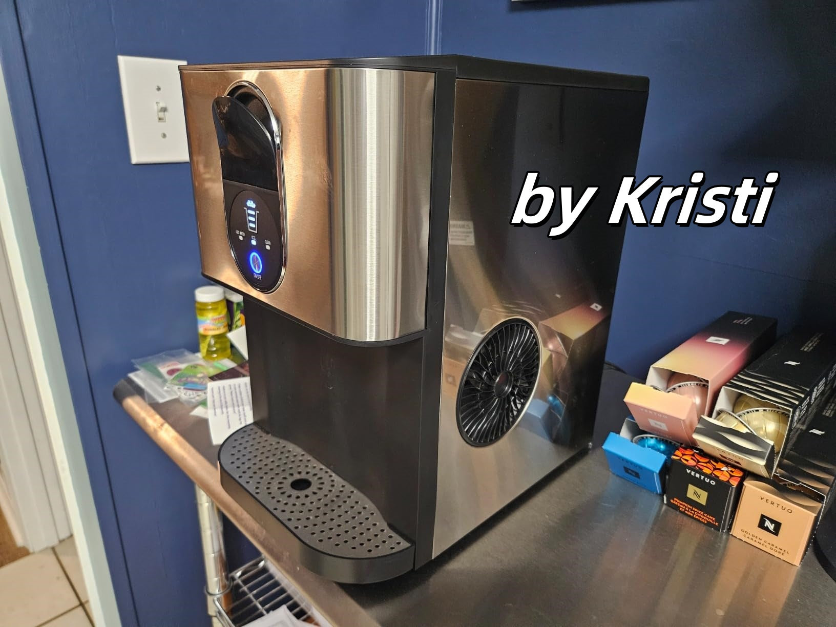 Silent Nugget Ice Maker 44lbs/24H Countertop Dispenser