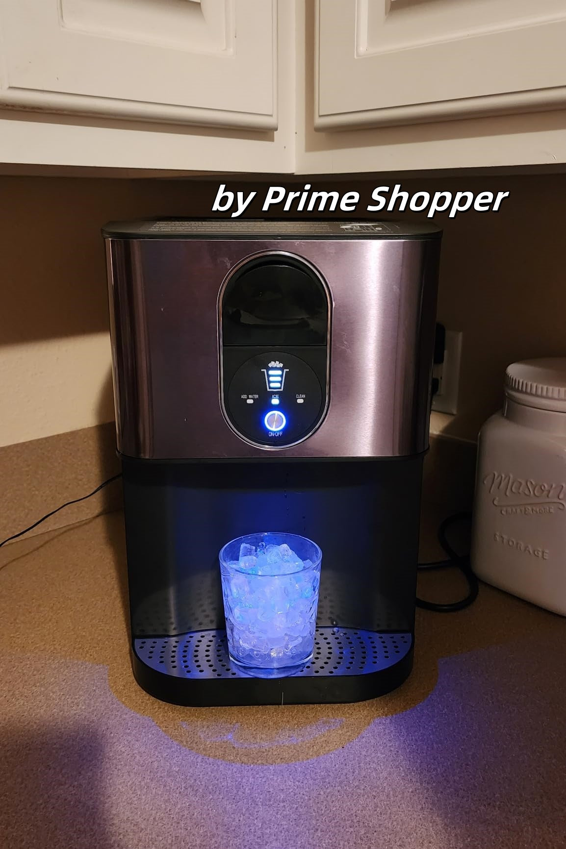 Silent Nugget Ice Maker 44lbs/24H Countertop Dispenser