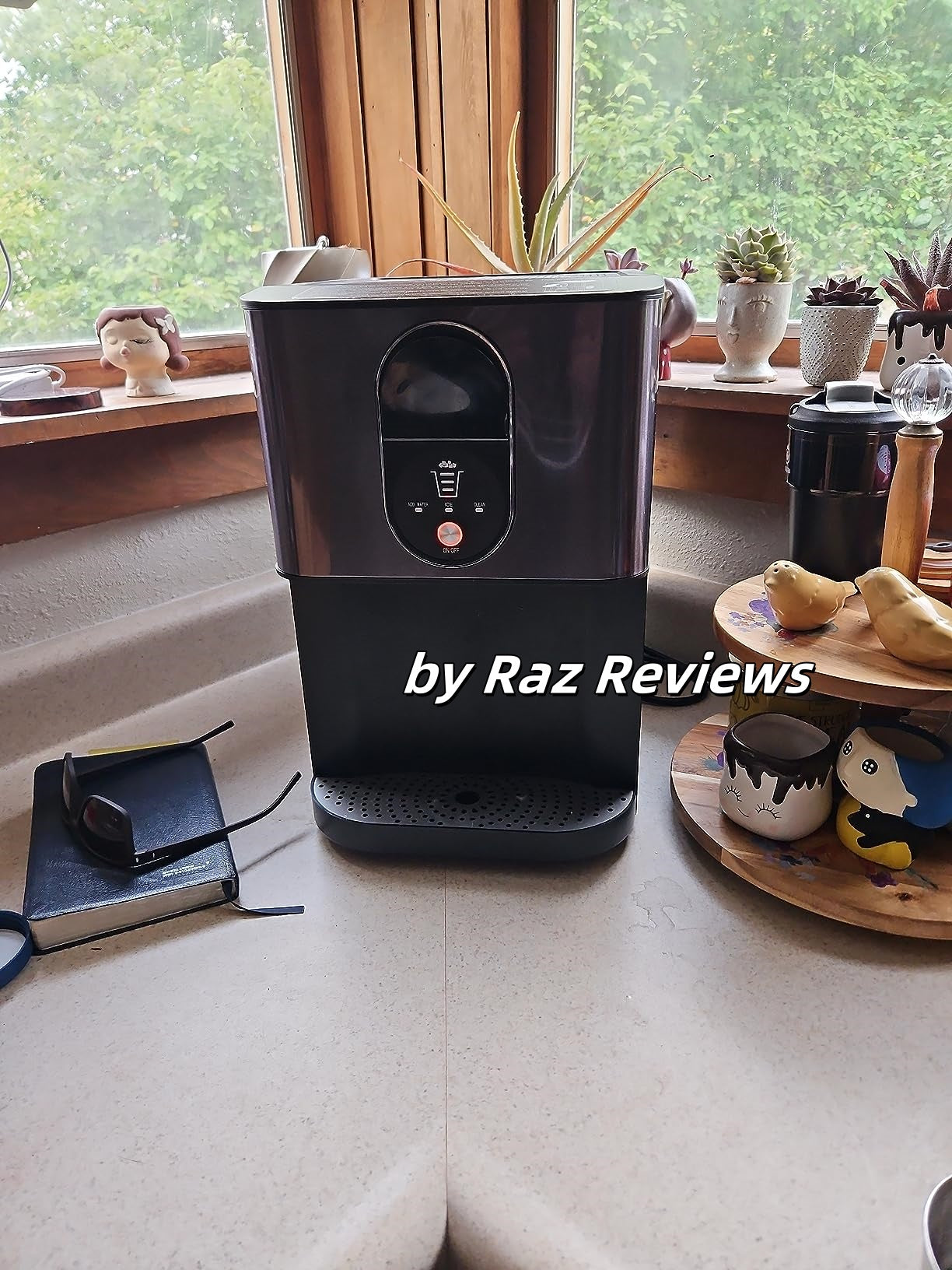 Silent Nugget Ice Maker 44lbs/24H Countertop Dispenser