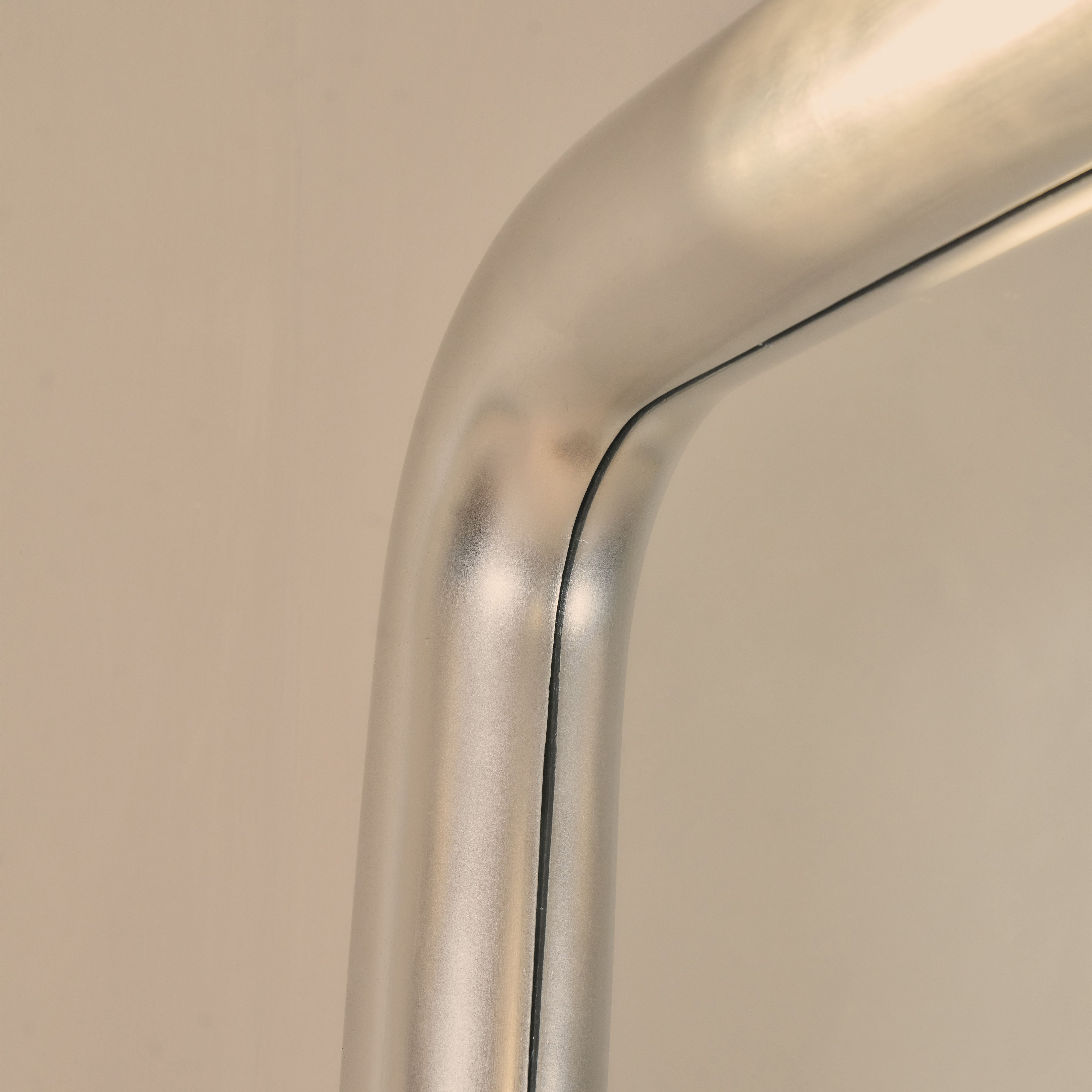 Obsidian - Full Length Rectangular Brushed Chrome Extra Large Mirror 200cm x 120cm