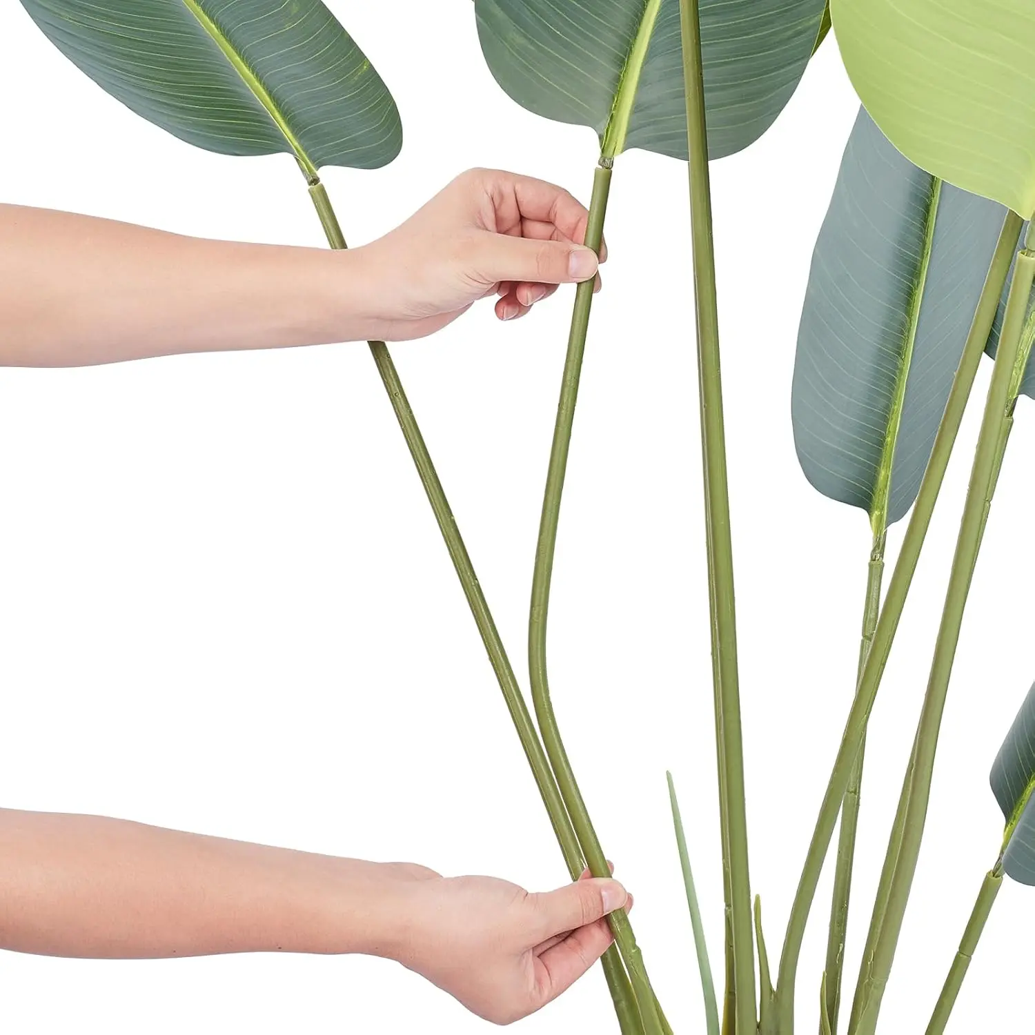 Artificial Bird of Paradise 5 Feet 60 Inch Premium UV Resistant Lifelike Fake Plant in Pot with Dried Moss for Office  Valentine's dayIndoor Outdoor Use Tropical Home Décor Tree Garden Decorations Decorative Flowers Ornaments Outdoorfun Gift - Fruit