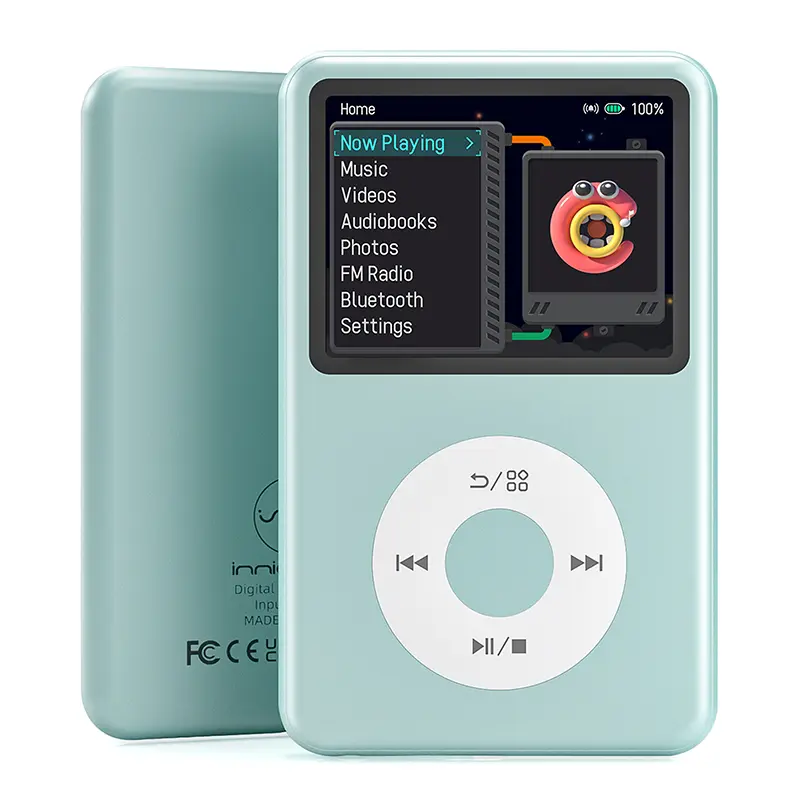 Innioasis Y1 Classic Mp3 Player with Bluetooth, 2.4" Portable Mini HiFi Sound，Video Version Upgrade，Nice Gift for 2025 Walkman Digital Music Player Storytelling Player for Kids