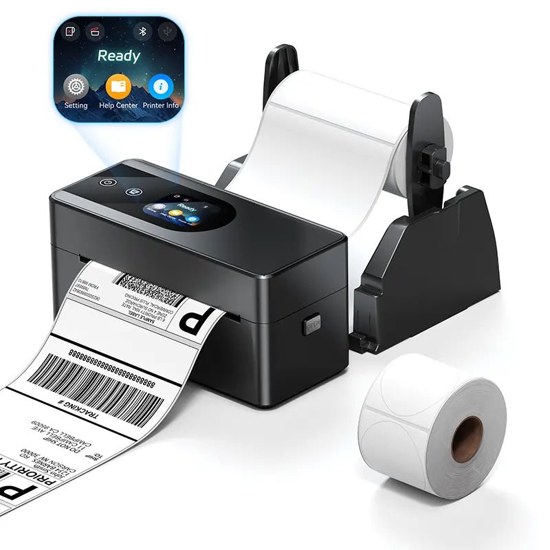 Bluetooth Shipping Label Printer Upgraded Direct Touchscreen