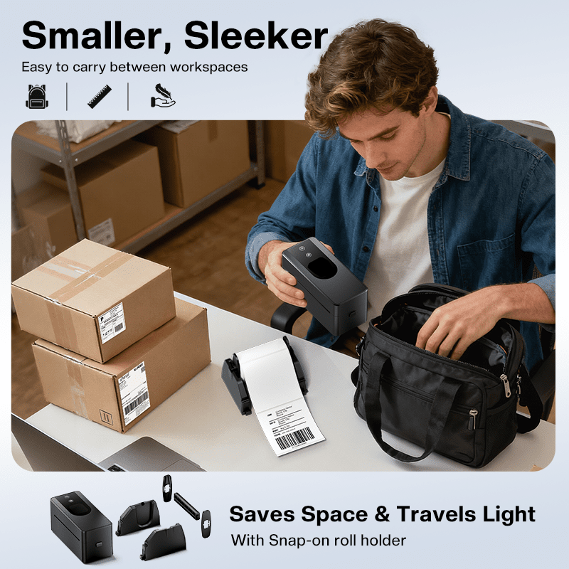 Bluetooth Shipping Label Printer Upgraded Direct Touchscreen