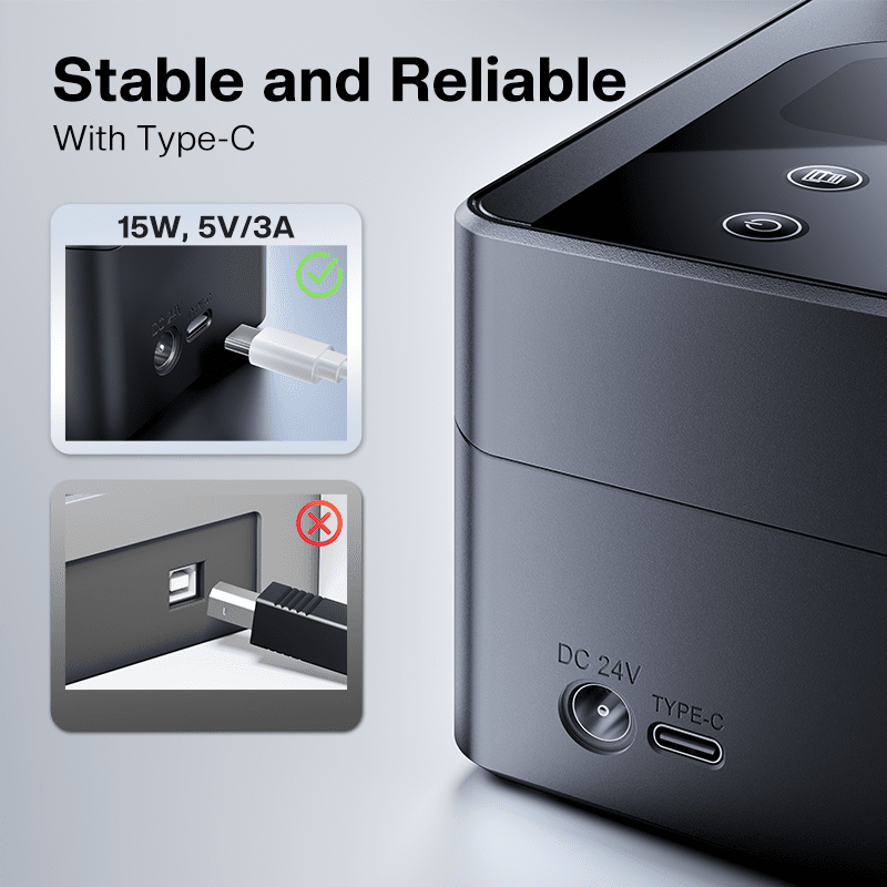 Bluetooth Shipping Label Printer Upgraded Direct Touchscreen