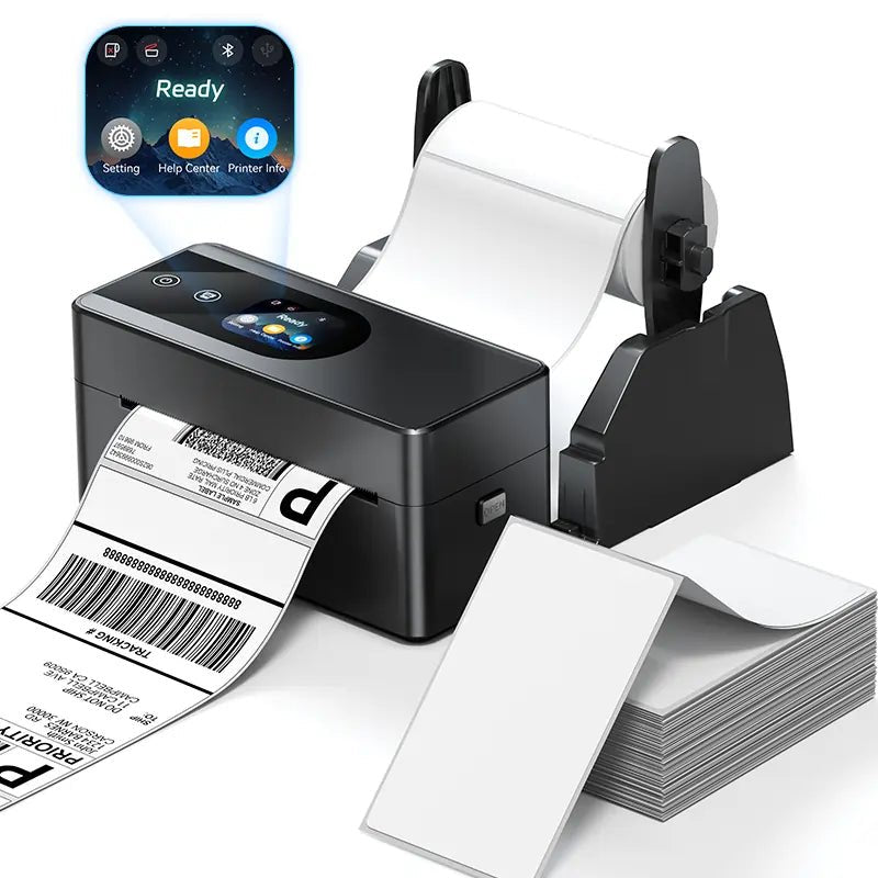 Bluetooth Shipping Label Printer Upgraded Direct Touchscreen