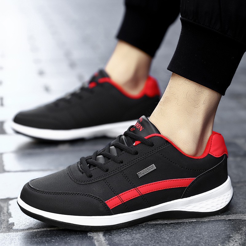 Nur für kurze Zeit: 50 % Rabatt! Trendige und schlichte Outdoor-Freizeitschuhe aus echtem Leder mit weichen Sohlen und rutschfester Konstruktion.