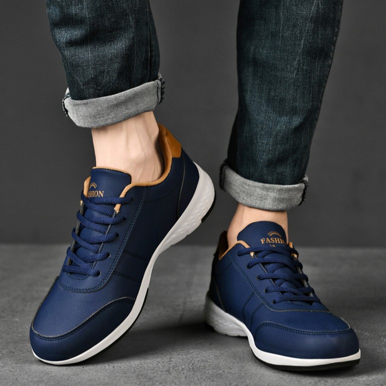 Nur für kurze Zeit: 50 % Rabatt! Trendige und schlichte Outdoor-Freizeitschuhe aus echtem Leder mit weichen Sohlen und rutschfester Konstruktion.
