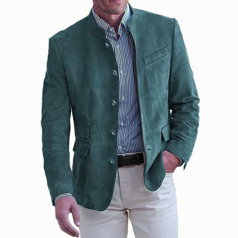 Europäische und amerikanische neue schwere Retro-Wamsjacke Herren Vintage American Casual Sakko