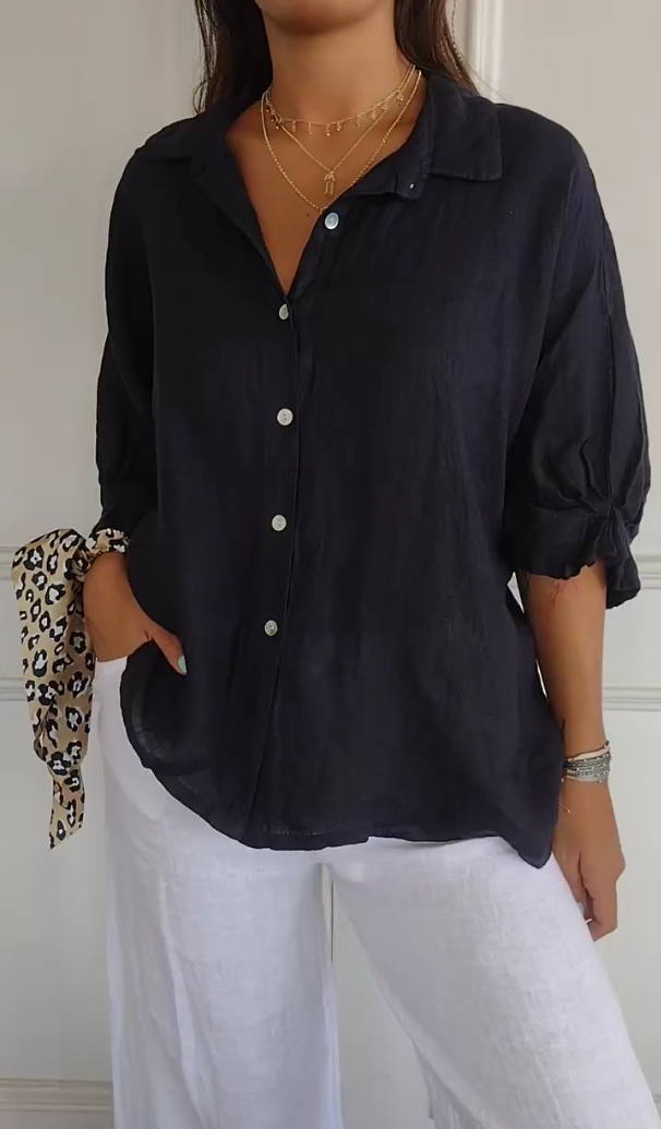 2026 New Arrival 🔥Women's Casual Loose Linen Top