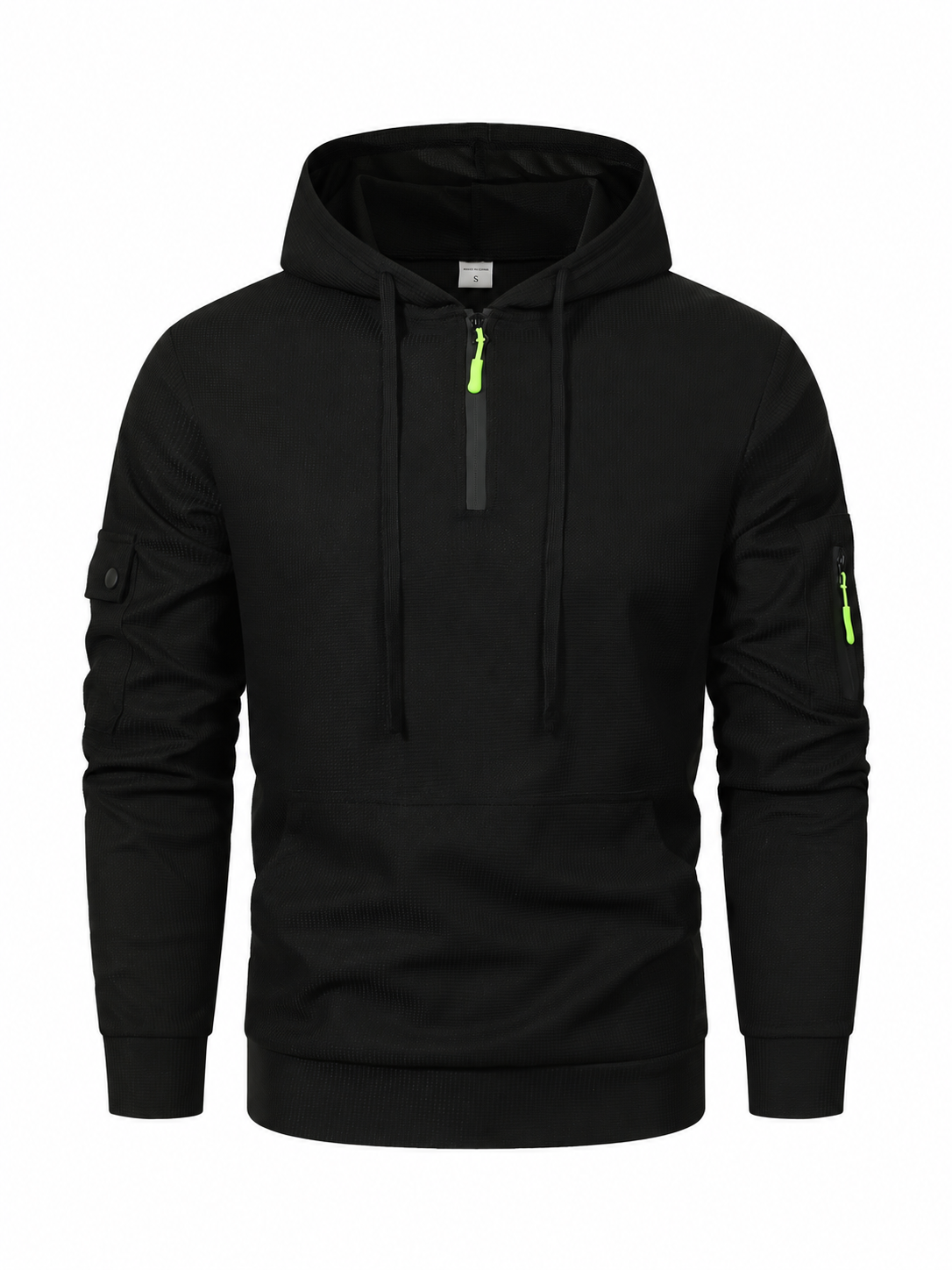Men's Zipper And Multi Pocket Sport Casual Sweatshirt