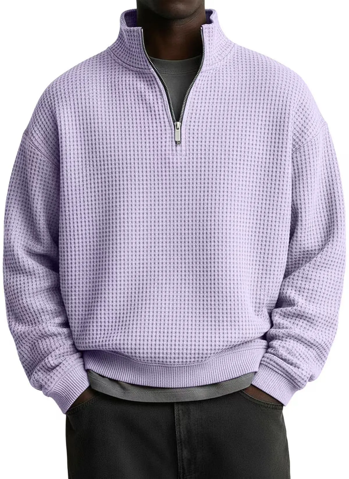  Men's Cozy Cashmere-Blend Sweatshirt