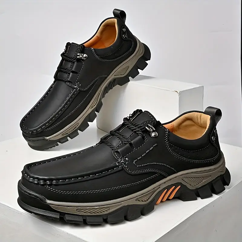  New Men's Orthopedic Comfortable Breathable Genuine Leather Slip-On Loafers