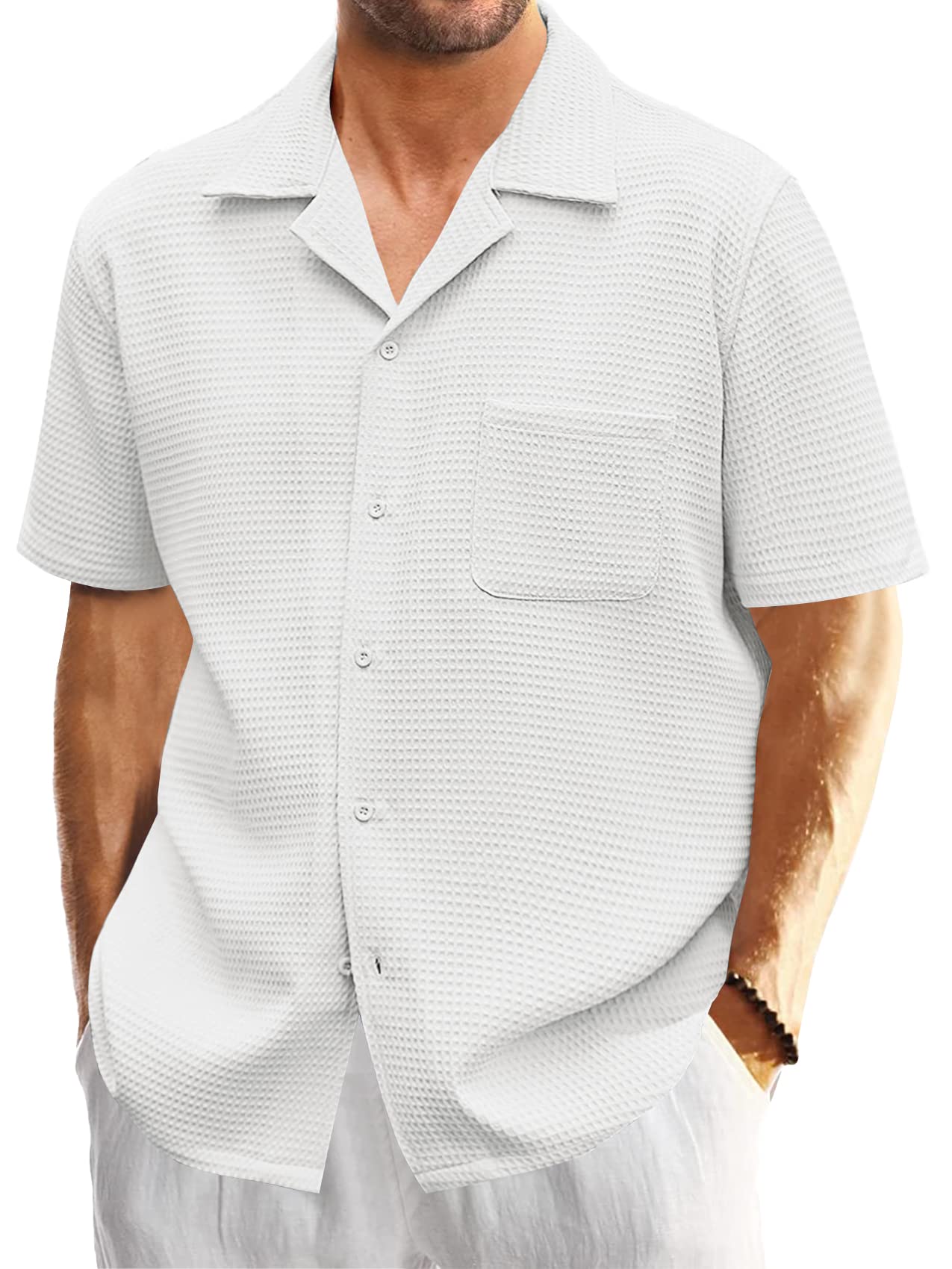 Men Can't Get Enough of These Ultra-Soft Waffle-Knit Everyday Shirt