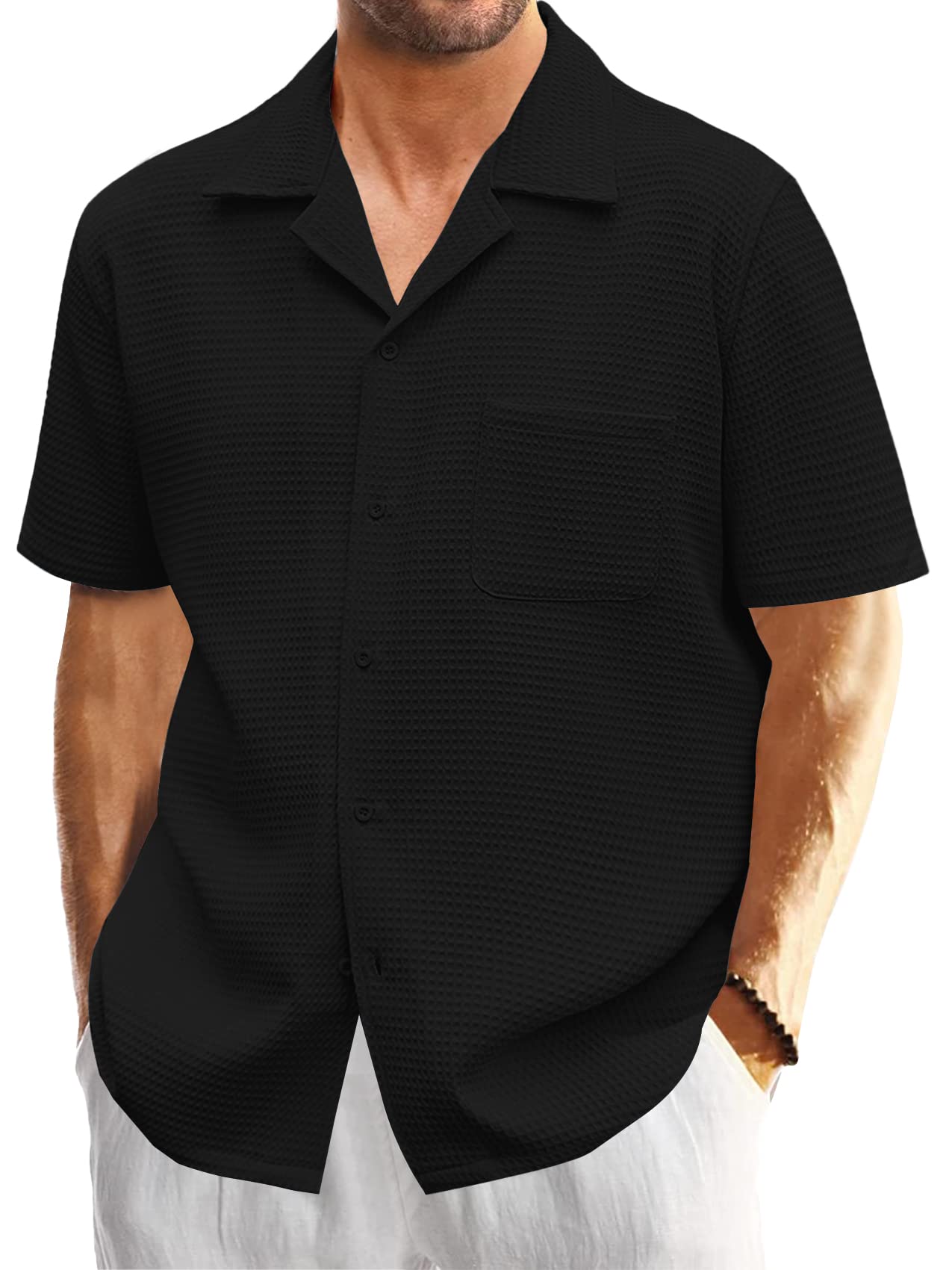 Men Can't Get Enough of These Ultra-Soft Waffle-Knit Everyday Shirt