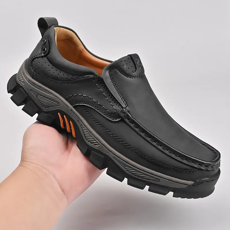  New Men's Orthopedic Comfortable Casual Genuine Leather Slip On Loafers