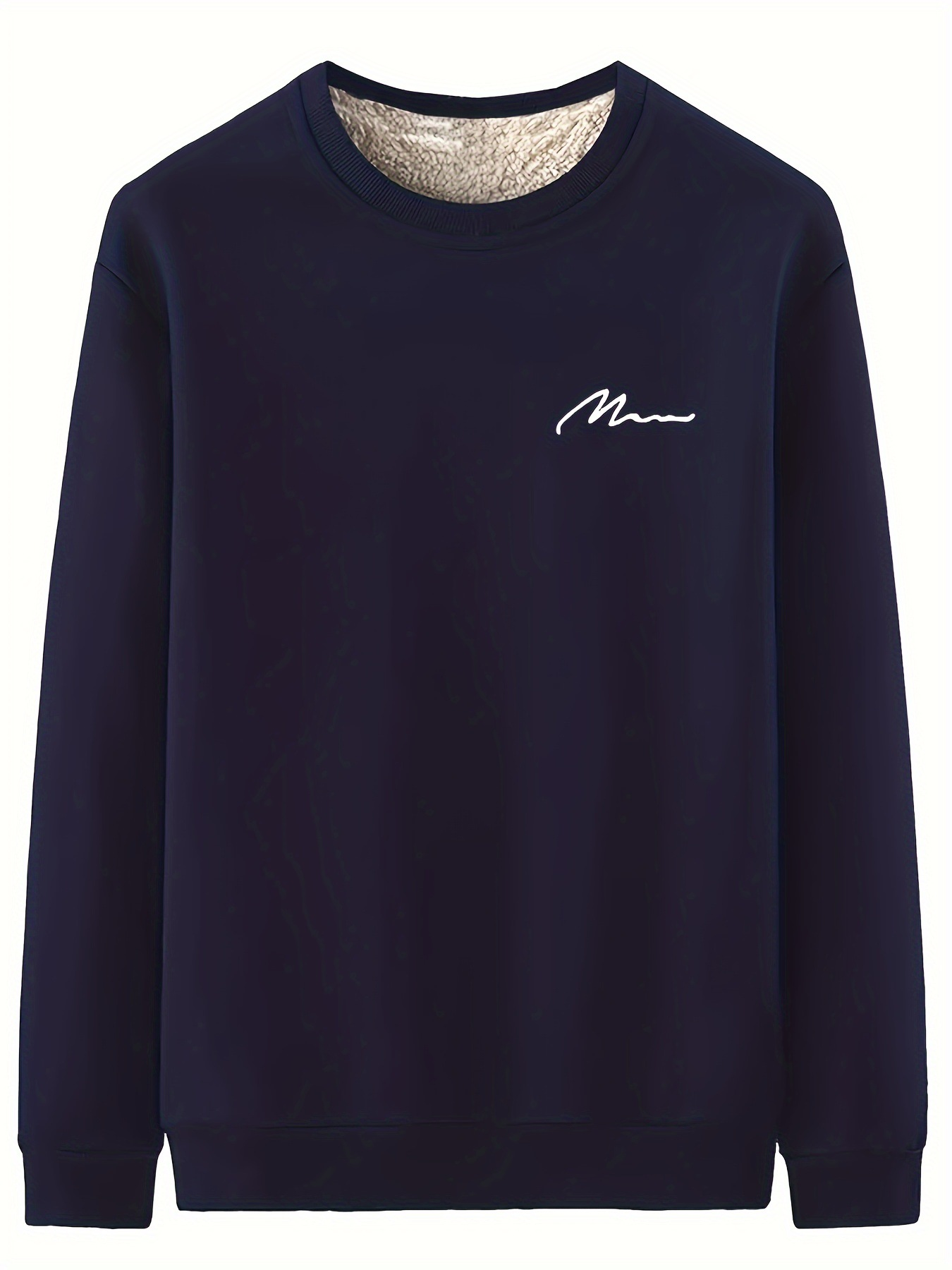 Men's Sweatshirt  Neck Plain Sports & Outdoor Daily Holiday Polyester Streetwear Basic Casual Fall & Winter Clothing Apparel Hoodies Sweatshirts Long Sleeve