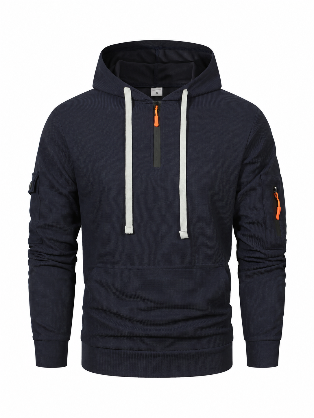 Men's Zipper And Multi Pocket Sport Casual Sweatshirt