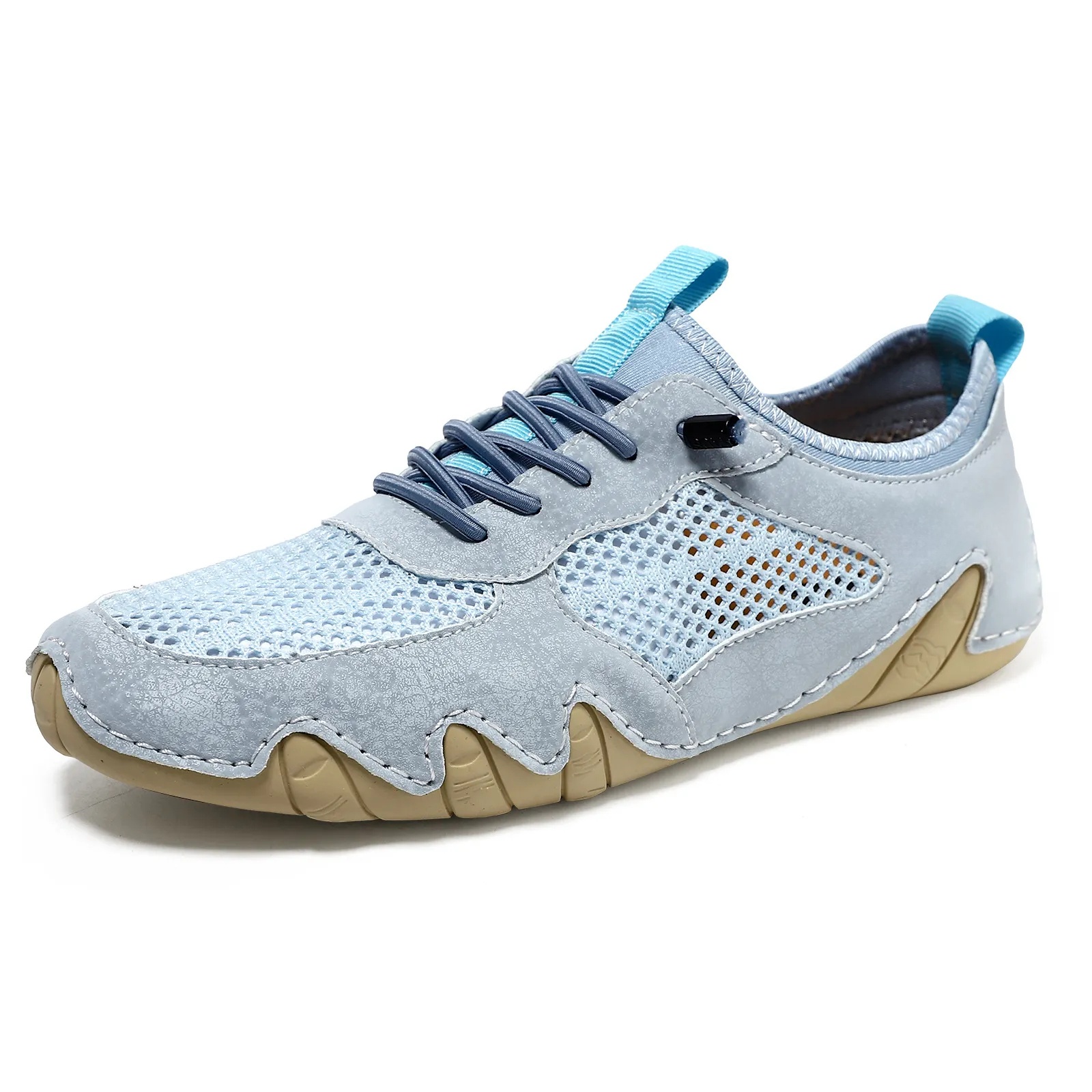 🔥On This Week Sale OFF 70%—Men'S Casual Sports Shoes Large Size Sewn Genuine Leather Mesh Shoes Octopus Men'S Shoes