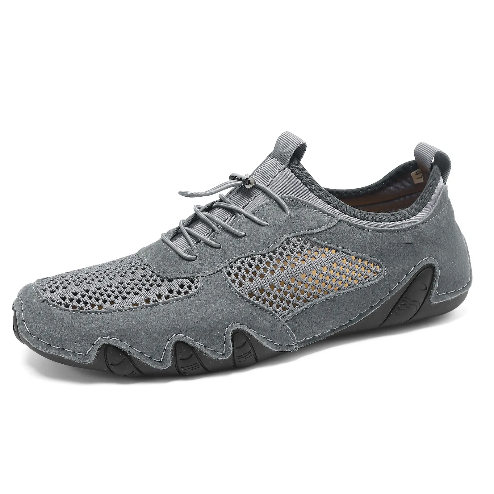 🔥On This Week Sale OFF 70%—Men'S Casual Sports Shoes Large Size Sewn Genuine Leather Mesh Shoes Octopus Men'S Shoes