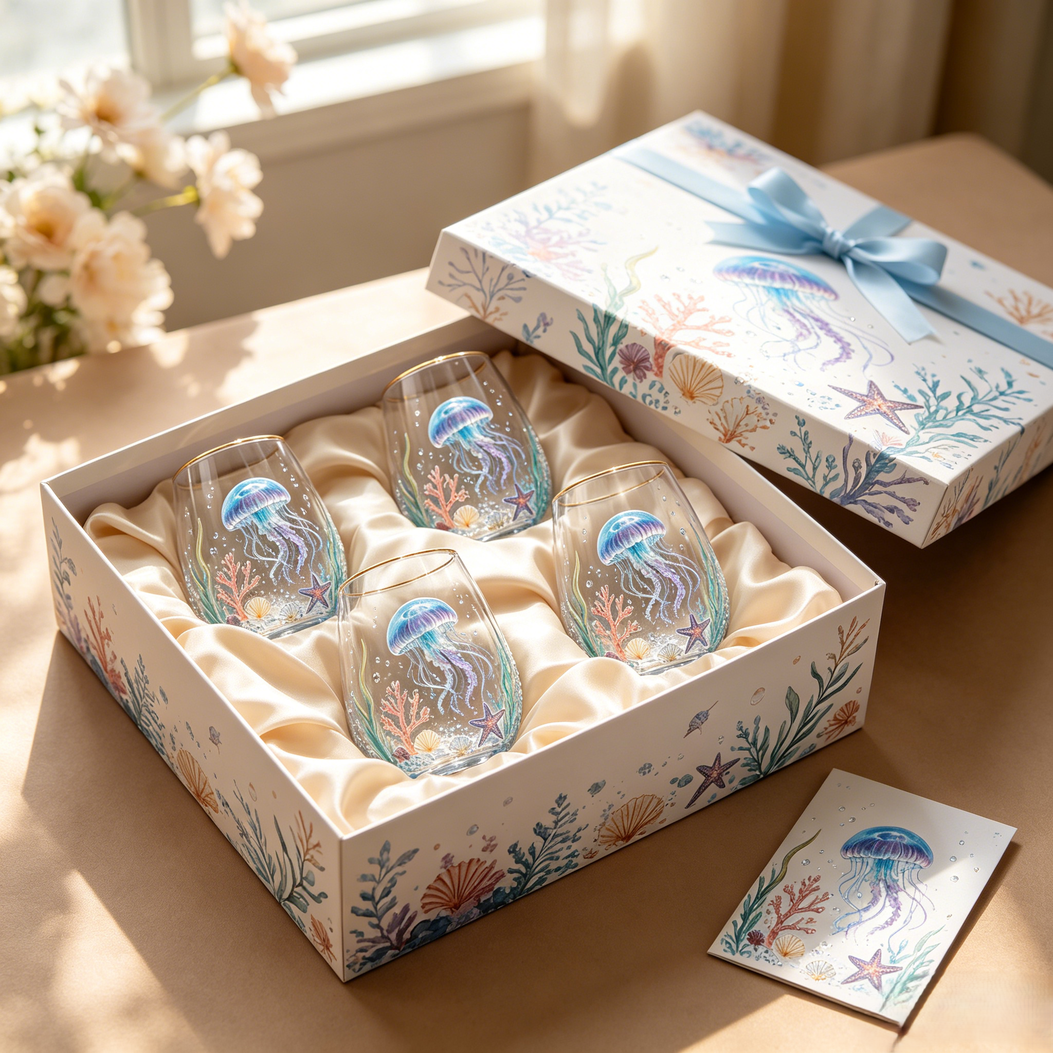 🌸🌿 Limited Edition 2026 Garden Morning Bliss Glass Tea Cup☀️☕
