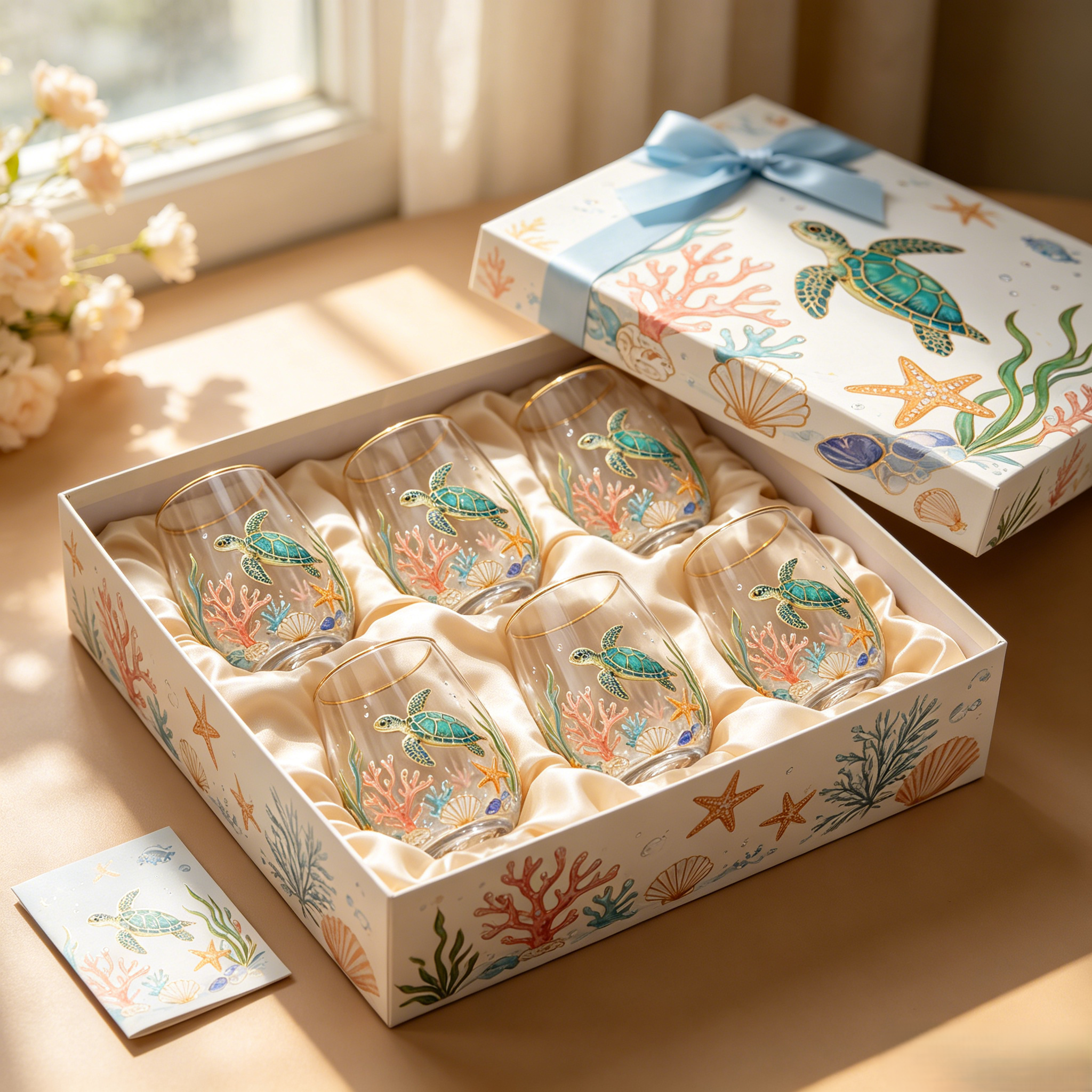 🌸🌿 Limited Edition 2026 Garden Morning Bliss Glass Tea Cup☀️☕